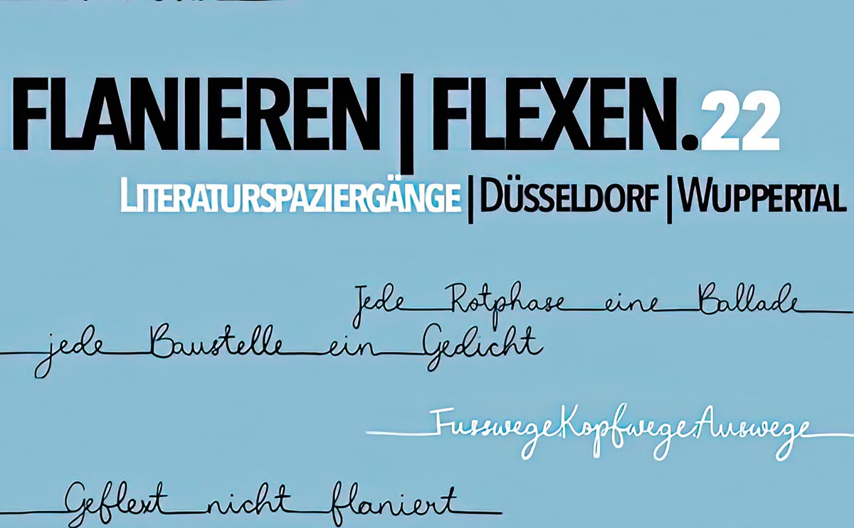 Literaturspaziergänge - Flanieren/Flexen